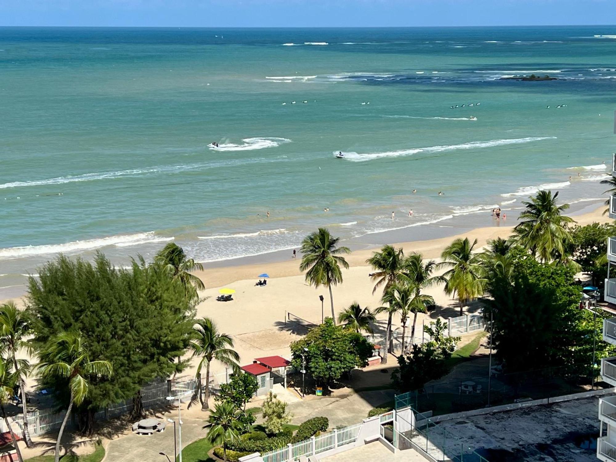 Ocean View Apt On Isla Verde In A 14Th Floor San Juan Eksteriør billede